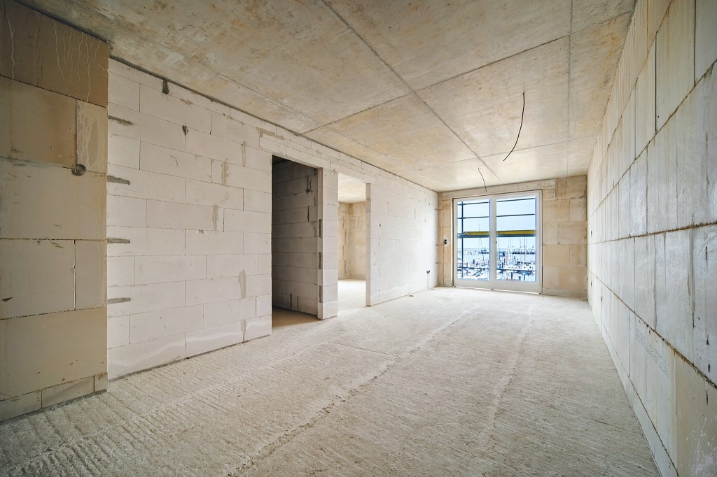 Küche (vorne) / Wohnbereich (hinten)